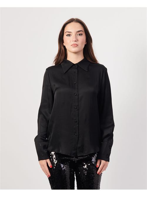 Camicia donna Yes Zee in raso a manica lunga YES ZEE | C007-CQ000801